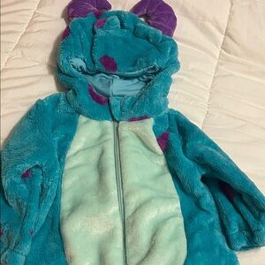 Blue and Purple Fuzzy Hooded Costume